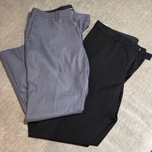 Louis Raphael slim fit  color steel gray 
Wehilion dress slacks color black